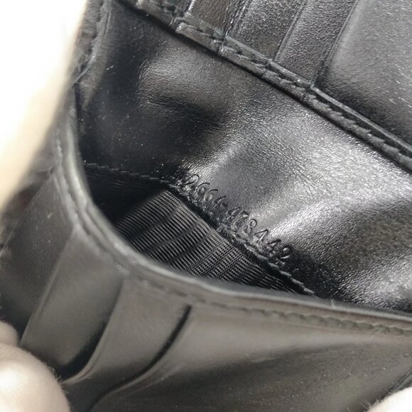 Gucci Wallet Black Leather 200-082425 - Picture 7 of 9